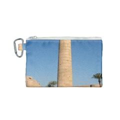 Temple Of Karnak Luxor Egypt  Canvas Cosmetic Bag (small) by StarvingArtisan