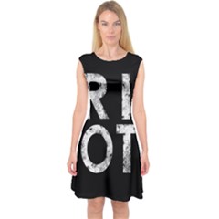 Riot Capsleeve Midi Dress by Valentinaart