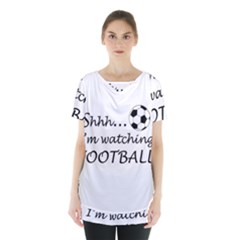 Football Fan  Skirt Hem Sports Top by Valentinaart