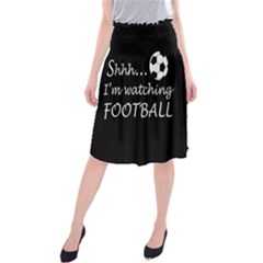 Football Fan  Midi Beach Skirt by Valentinaart