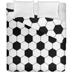 Football Duvet Cover Double Side (california King Size) by Valentinaart