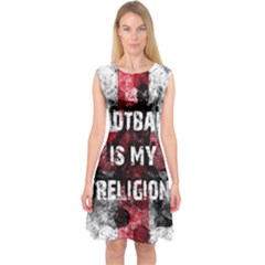 Football Is My Religion Capsleeve Midi Dress by Valentinaart