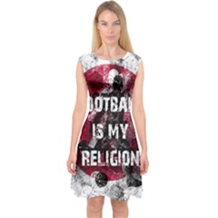 Football Is My Religion Capsleeve Midi Dress by Valentinaart