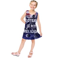 Football Is My Religion Kids  Tunic Dress by Valentinaart