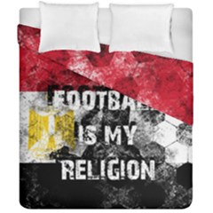 Football Is My Religion Duvet Cover Double Side (california King Size) by Valentinaart