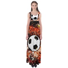 Football  Empire Waist Maxi Dress by Valentinaart