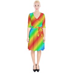 Background Diagonal Refraction Wrap Up Cocktail Dress by Nexatart