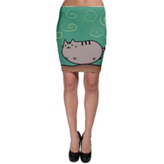 Fat Cat Bodycon Skirt by Sapixe