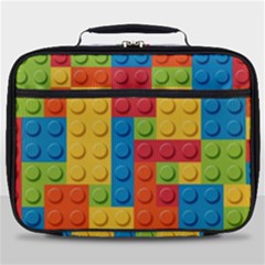 Lego Bricks Pattern Full Print Lunch Bag by Sapixe