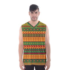 Mexican Pattern Men s Basketball Tank Top by Sapixe