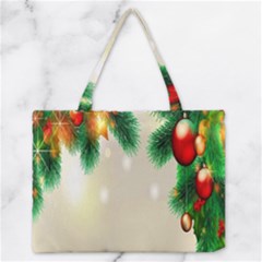 Ornament Christmast Pattern Zipper Medium Tote Bag by Sapixe