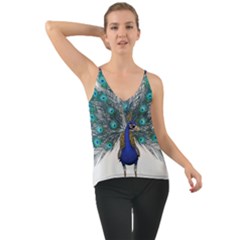 Peacock Bird Peacock Feathers Cami by Sapixe