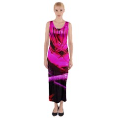 Calligraphy 2 Fitted Maxi Dress by bestdesignintheworld