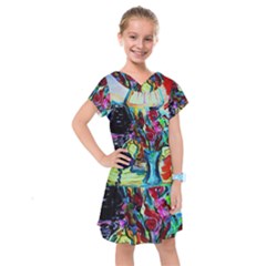 Still Life With Two Lamps Kids  Drop Waist Dress by bestdesignintheworld