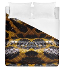 Textures Snake Skin Patterns Duvet Cover (queen Size) by Sapixe