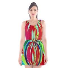 Dscf1458 - Fruits Geometry Scoop Neck Skater Dress by bestdesignintheworld