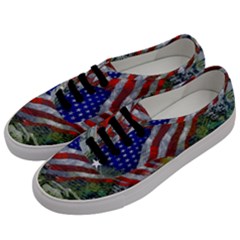 Usa United States Of America Images Independence Day Men s Classic Low Top Sneakers by Sapixe