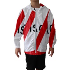 2000px No Racism Svg Hooded Wind Breaker (kids) by demongstore