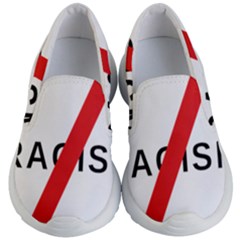 2000px No Racism Svg Kid s Lightweight Slip Ons by demongstore