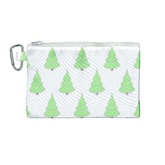 Background Christmas Christmas Tree Canvas Cosmetic Bag (medium) by Sapixe