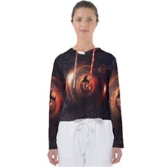 Steampunk Airship Sailing The Stars Of Deep Space Women s Slouchy Sweat by jayaprime