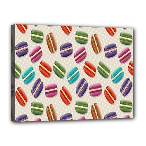 Macaron Macaroon Stylized Macaron Canvas 16  X 12  by Sapixe