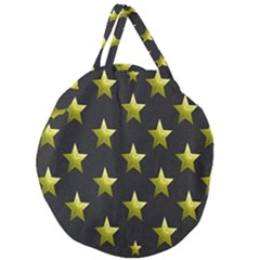 Stars Backgrounds Patterns Shapes Giant Round Zipper Tote by Sapixe