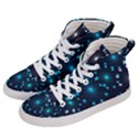 Wallpaper Background Abstract Women s Hi-Top Skate Sneakers View2