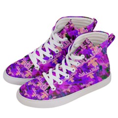 Watercolour Paint Dripping Ink Women s Hi-top Skate Sneakers by Sapixe