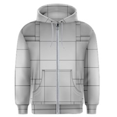 Abstract Architecture Contemporary Men s Zipper Hoodie by Sapixe