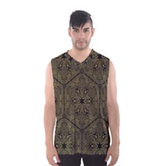 Texture Background Mandala Men s Basketball Tank Top by Sapixe