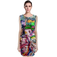 Budha Denied The Shine Of The World Classic Sleeveless Midi Dress by bestdesignintheworld