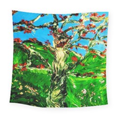 Coral Tree 2 Square Tapestry (large) by bestdesignintheworld