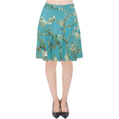 Almond Blossom  Velvet High Waist Skirt by Valentinaart