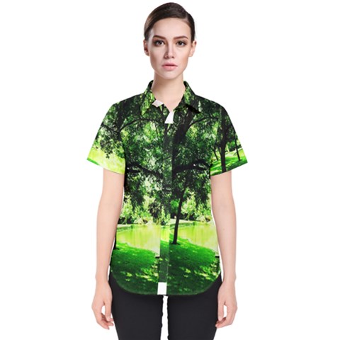 Lake Park 17 Women s Short Sleeve Shirt by bestdesignintheworld