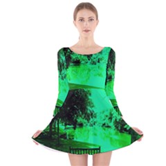 Lake Park 20 Long Sleeve Velvet Skater Dress by bestdesignintheworld