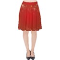 Background Abstract Christmas Velvet High Waist Skirt View1