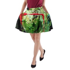 Continental Breakfast 6 A-line Pocket Skirt by bestdesignintheworld