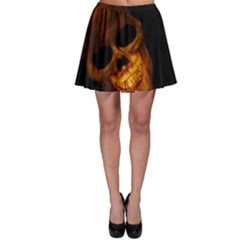 Skull Skater Skirt by StarvingArtisan