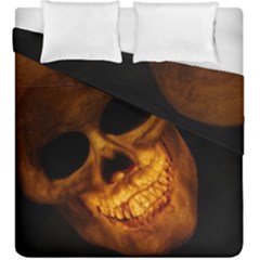 Skull Duvet Cover Double Side (king Size) by StarvingArtisan