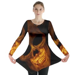 Skull Long Sleeve Tunic  by StarvingArtisan