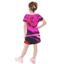 Calligraphy 2 Kids  Short Sleeve Velvet Dress View2