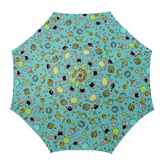 Space Pattern Golf Umbrellas by Valentinaart