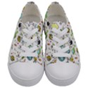 Space Pattern Kids  Low Top Canvas Sneakers View1