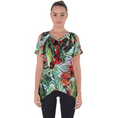 Eden Garden 10 Cut Out Side Drop Tee by bestdesignintheworld