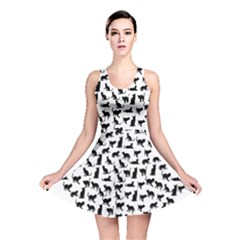 Heart Love Cats Kitten Kitty Reversible Skater Dress by Simbadda