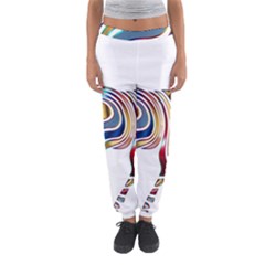 Horse Equine Psychedelic Abstract Women s Jogger Sweatpants by Simbadda