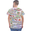 Dragon Asian Mythical Colorful Men s V-Neck Scrub Top View2