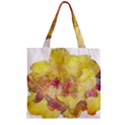 Yellow Rose Zipper Grocery Tote Bag View1