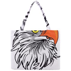 Animal Bird Cartoon Comic Eagle Mini Tote Bag by Simbadda